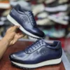 GV Embossed Medallion Urban Leather Sneakers