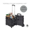 Luxury Premium Portable foldable shopping trolley with wheels
