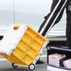 Luxury Premium Portable foldable shopping trolley with wheels