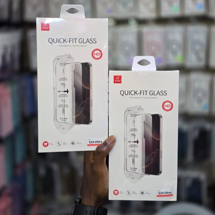 Quick-Fit Diamond Grade Glass Screen Protector for Samsung